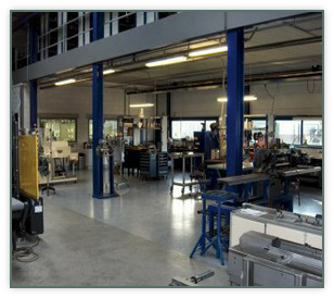 The workshop at our warehouse in Swifterbant.